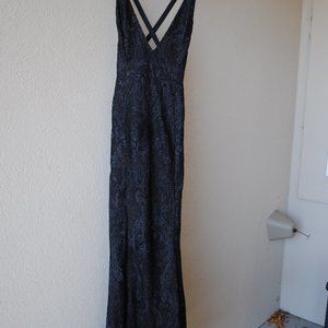 Free People STUNNING Black lace dress